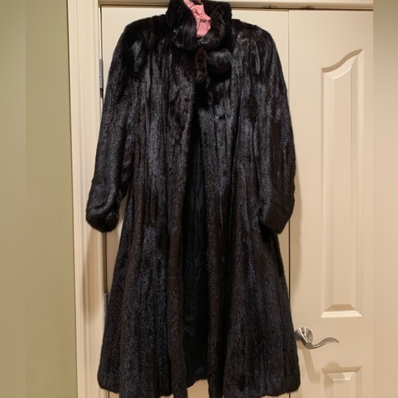 Female mink fur coat